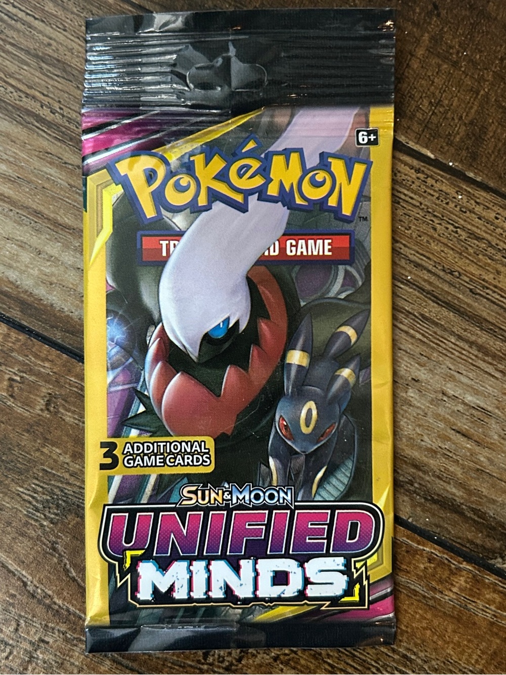 Pokemon TCG Sun Moon Unified Minds 3-Card Booster Pack Sealed